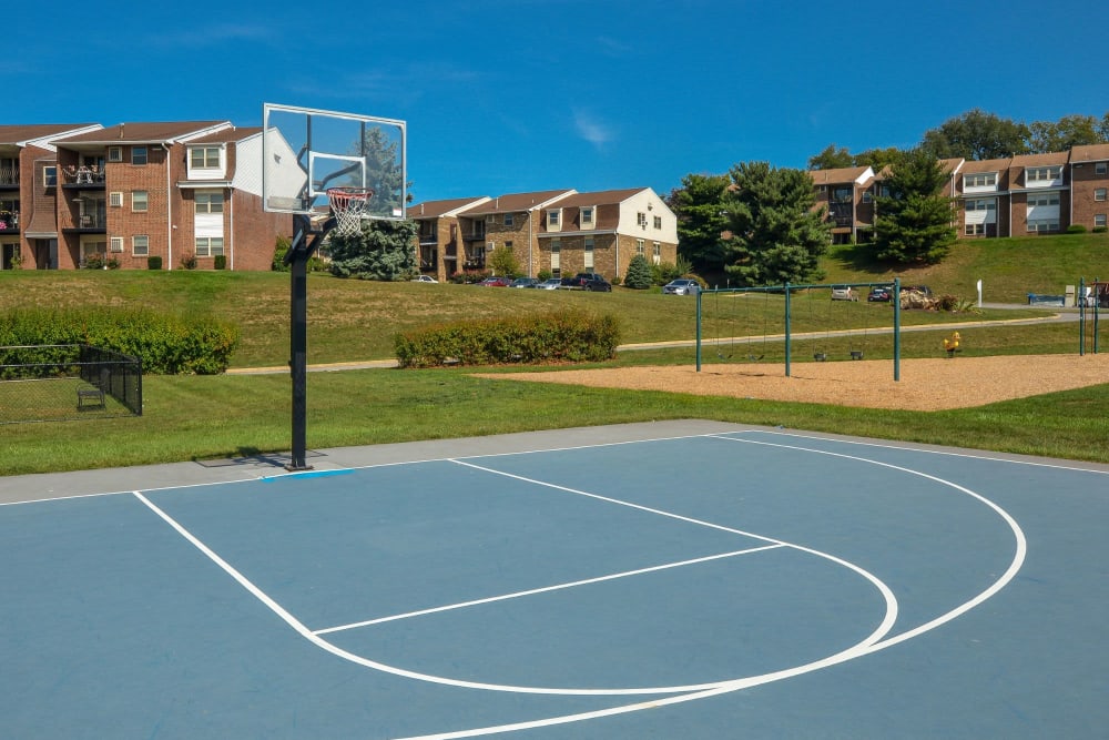 Basketball court  at Greenspring, York, Pennsylvania