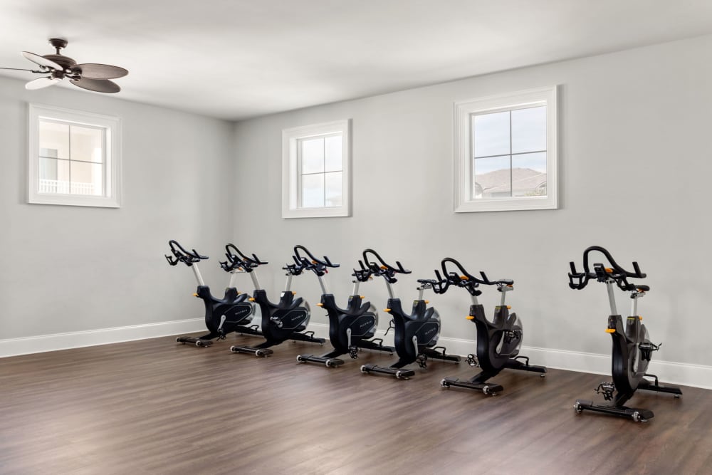 Cardio equipment at Oceanside Lantana in Lantana, Florida