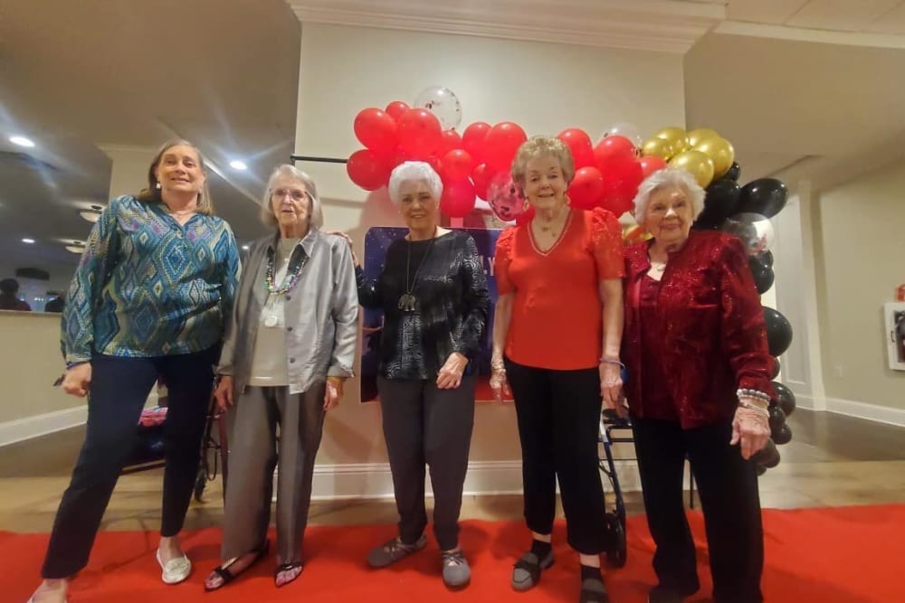 Residents at Worthington Manor in Conroe, Texas