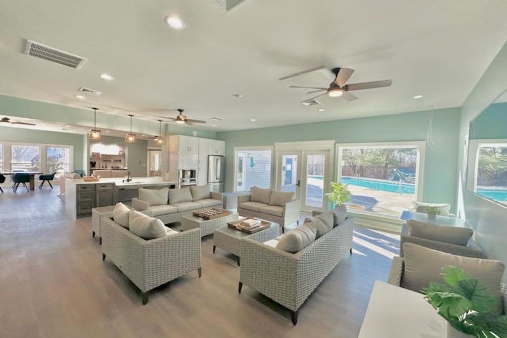 Enormous space living room area at Hickory Woods Apartments gym in Roanoke, Virginia