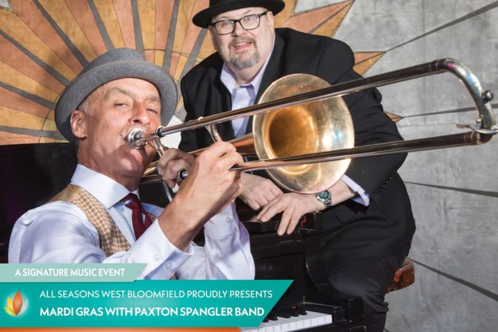 Mardi Gras with Paxton Spangler Band was a Huge Success All Seasons West Bloomfield in West Bloomfield, Michigan