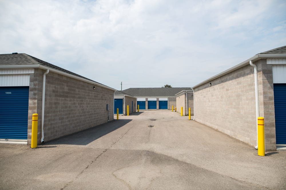 Apple Self Storage - Peterborough in Peterborough, Ontario, offers wide driveways