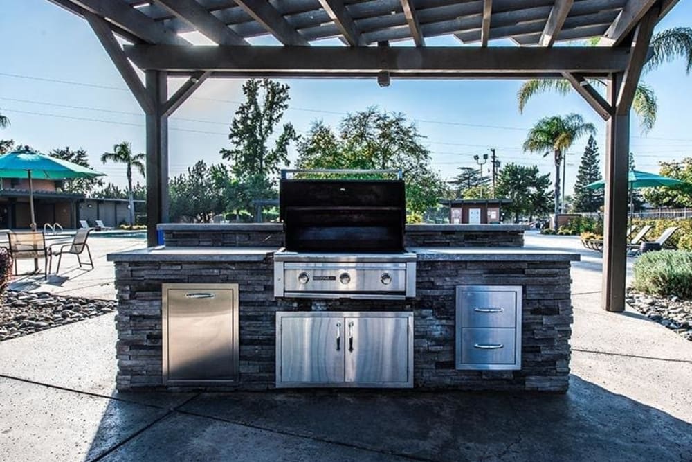 Grill area at The Eleven Hundred in Sacramento, California