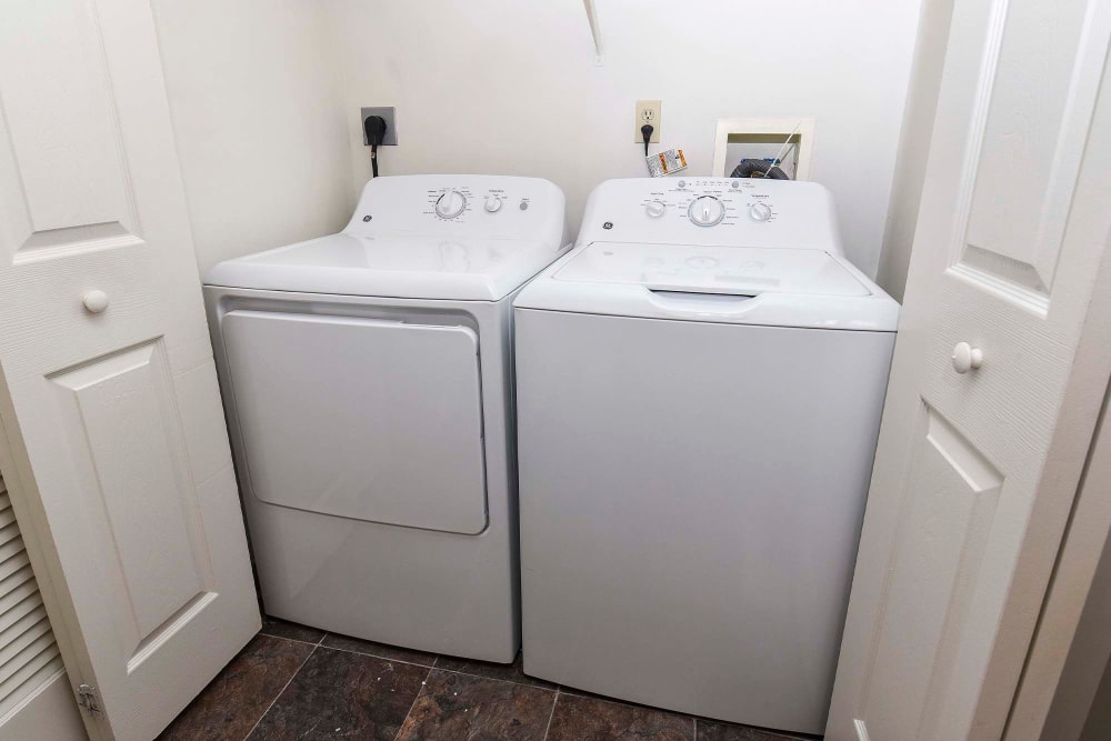 Washer and dryer at Stonegate Apartments in Elkton, Maryland