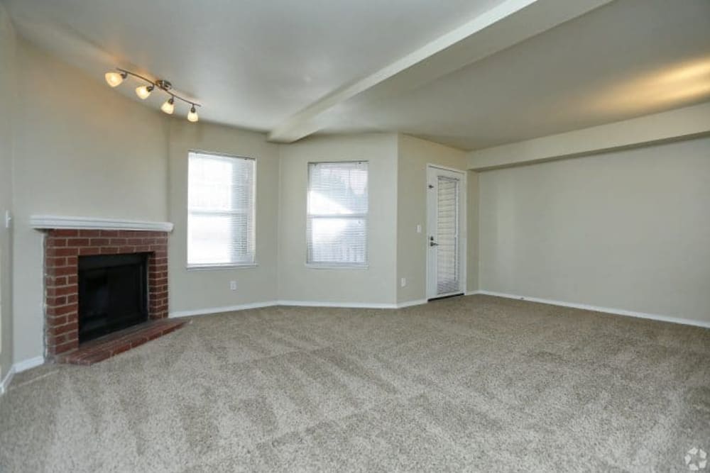 Large living room at Madison Park Apartments in Bothell, Washington