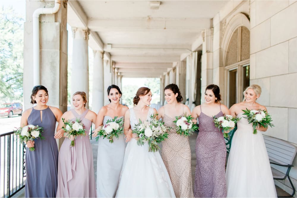 Bridesmaids at The Whitcomb Senior Living Tower in St. Joseph, Michigan