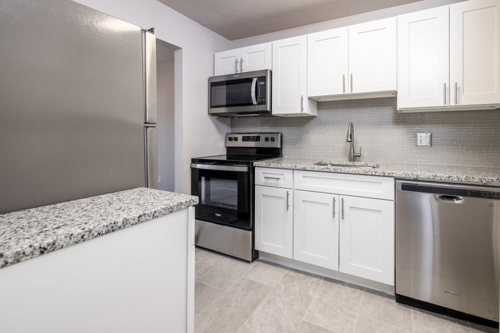 Modern kitchen at Park Place of South Park in South Park, Pennsylvania