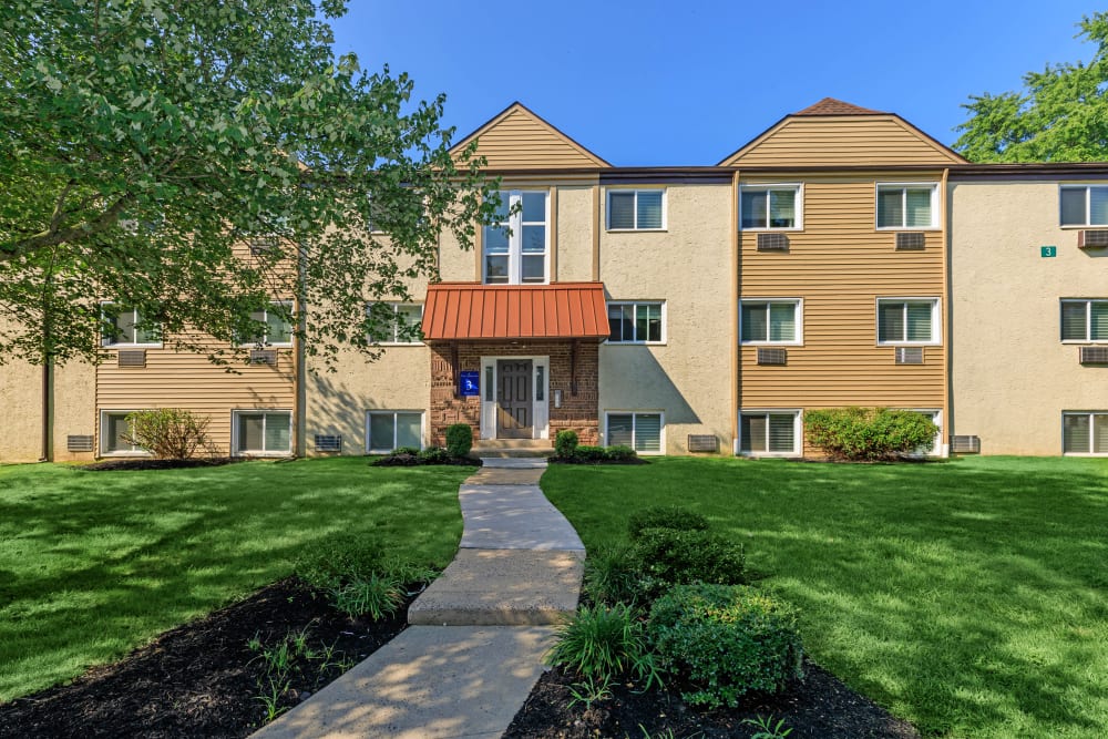 Exterior Landscaping of The Addison in North Wales, Pennsylvania