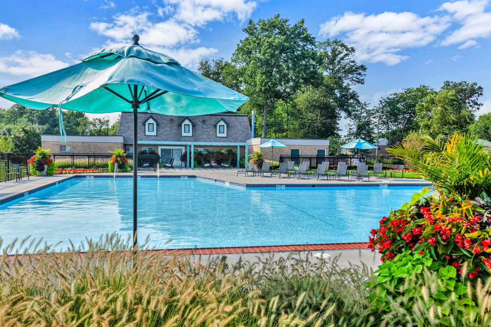 Resort Style Pool at Franklin Commons in Bensalem, Pennsylvania