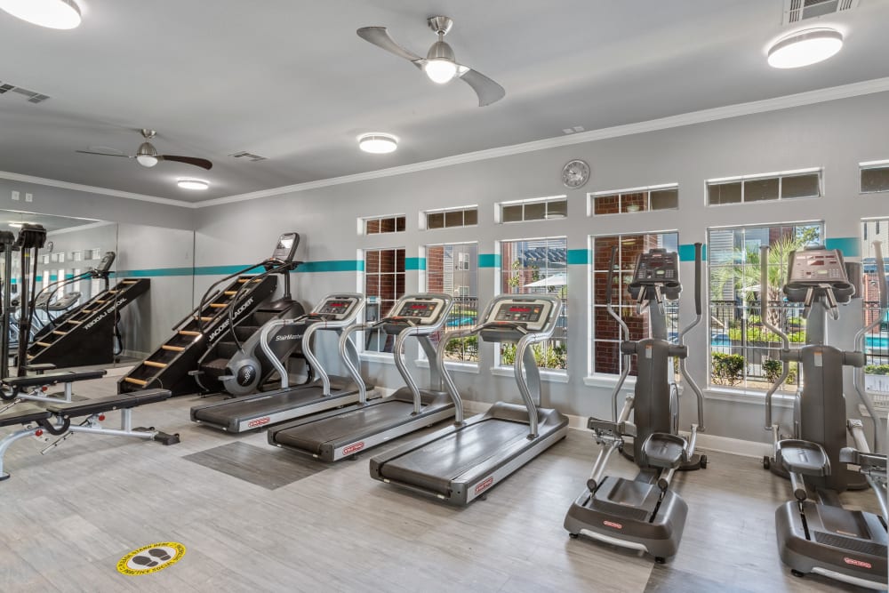 Gym facility at Augusta Meadows in Tomball, Texas