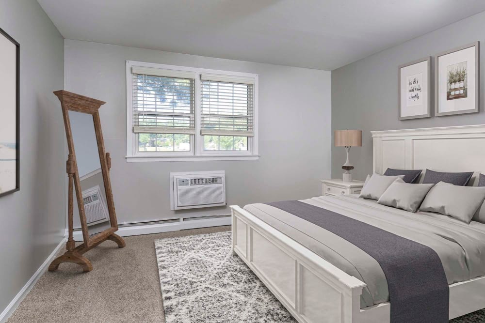 Model bedroom at The Wellington, Hatboro, Pennsylvania