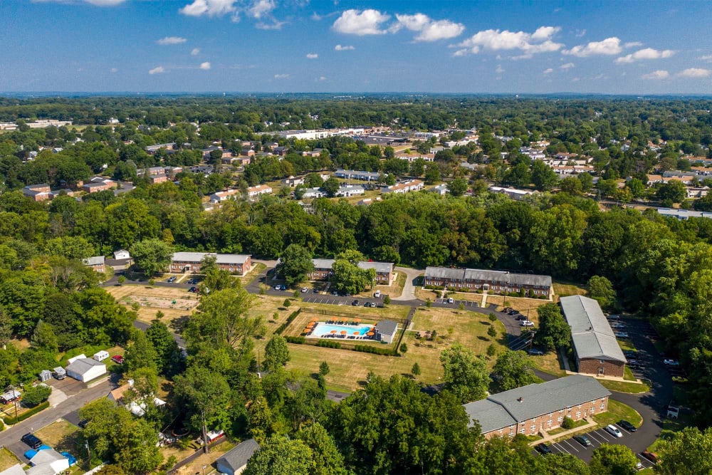 Aerial View at The Wellington in Hatboro, Pennsylvania