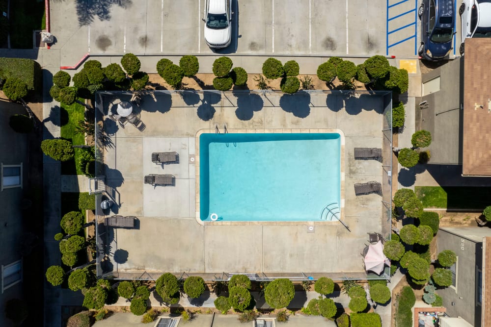 Swimming pool at Country Apartments in Chula Vista, California
