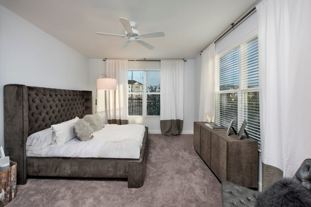 Spacious primary bedroom at Capital Crest at Godley Station in Savannah, Georgia