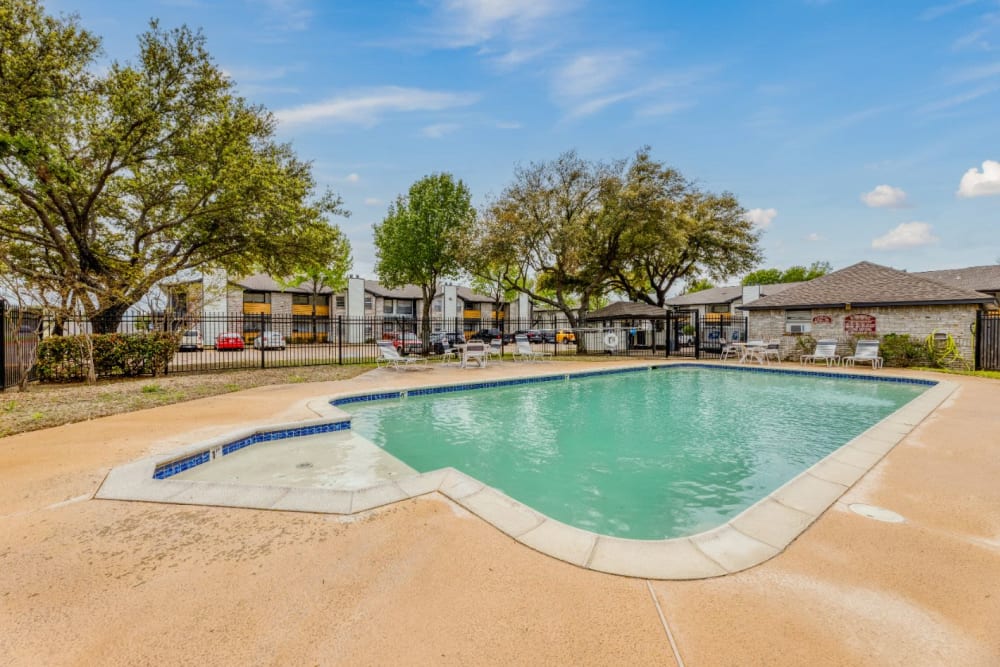 Swimming pool at Marshall Apartment Homes in Balch Springs, Texas