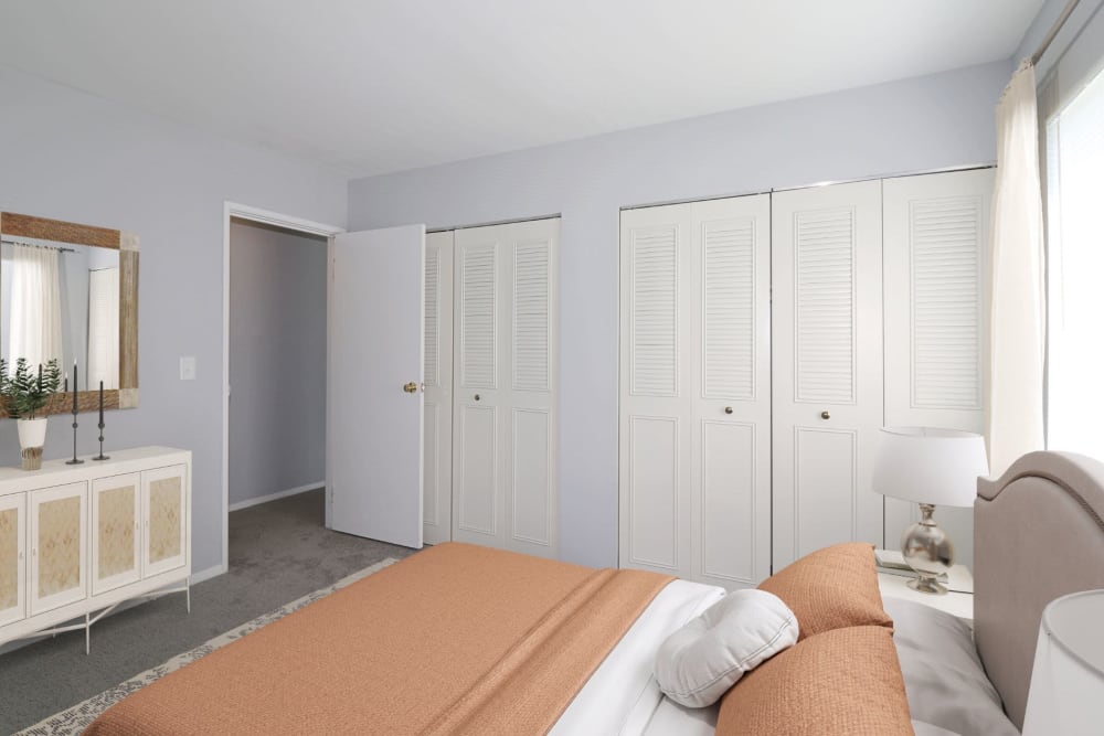 bedroom at Greenbriar Hills Apartments in Watertown, Connecticut