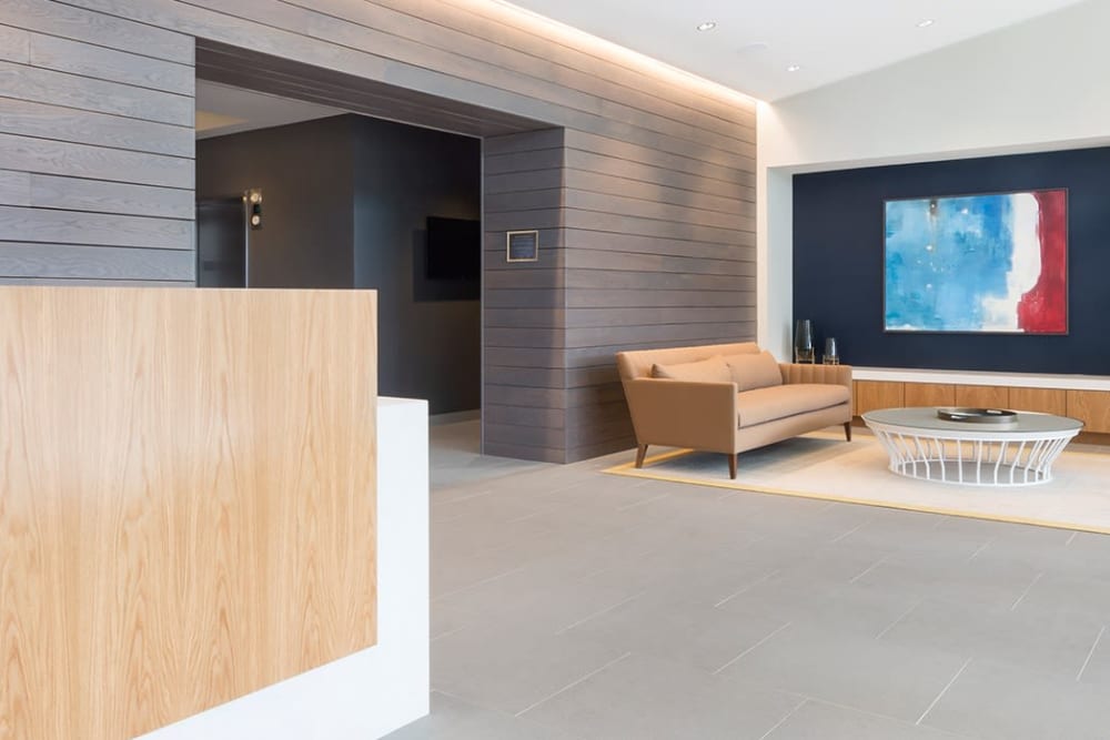 Common area in Neponset Landing in Quincy, Massachusetts