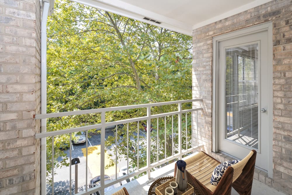 Balcony at Yorkshire Apartments in Silver Spring, Maryland