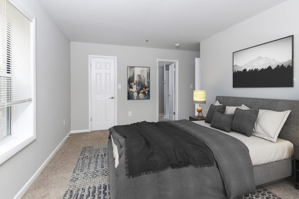 steged bedroom at Yorkshire Apartments in Silver Spring, Maryland