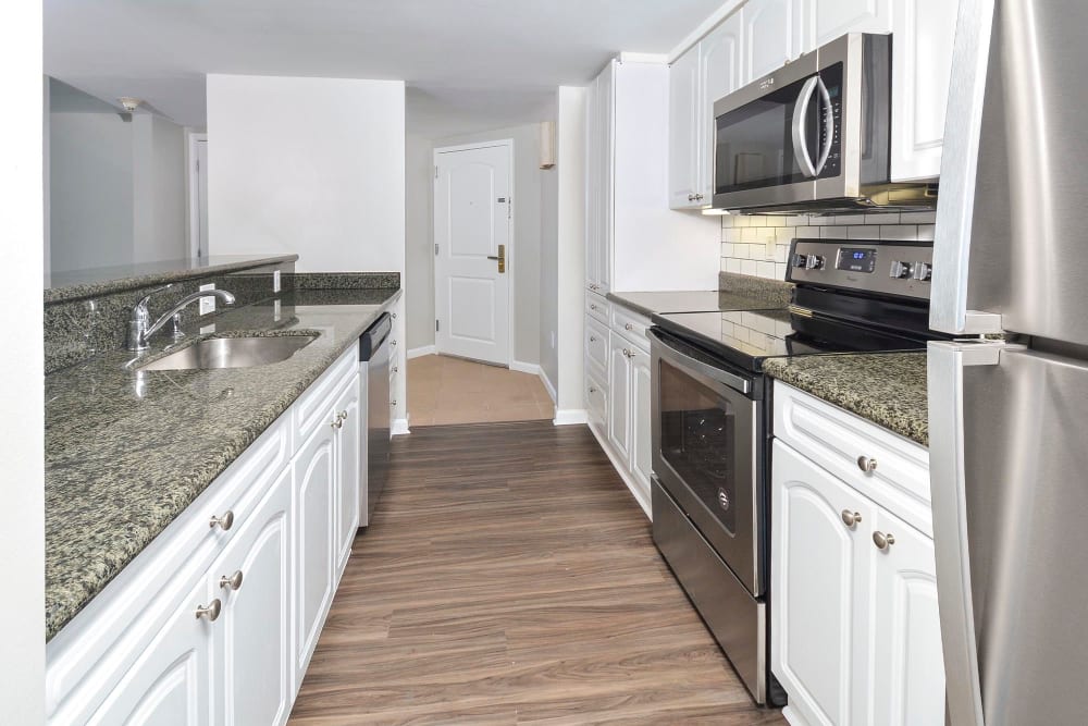 Renovated Kitchen at Cherry Hill Towers, Cherry Hill, New Jersey