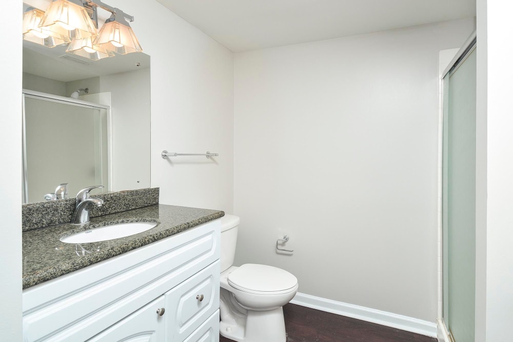 Updated Bathroom at Cherry Hill Towers, Cherry Hill, New Jersey
