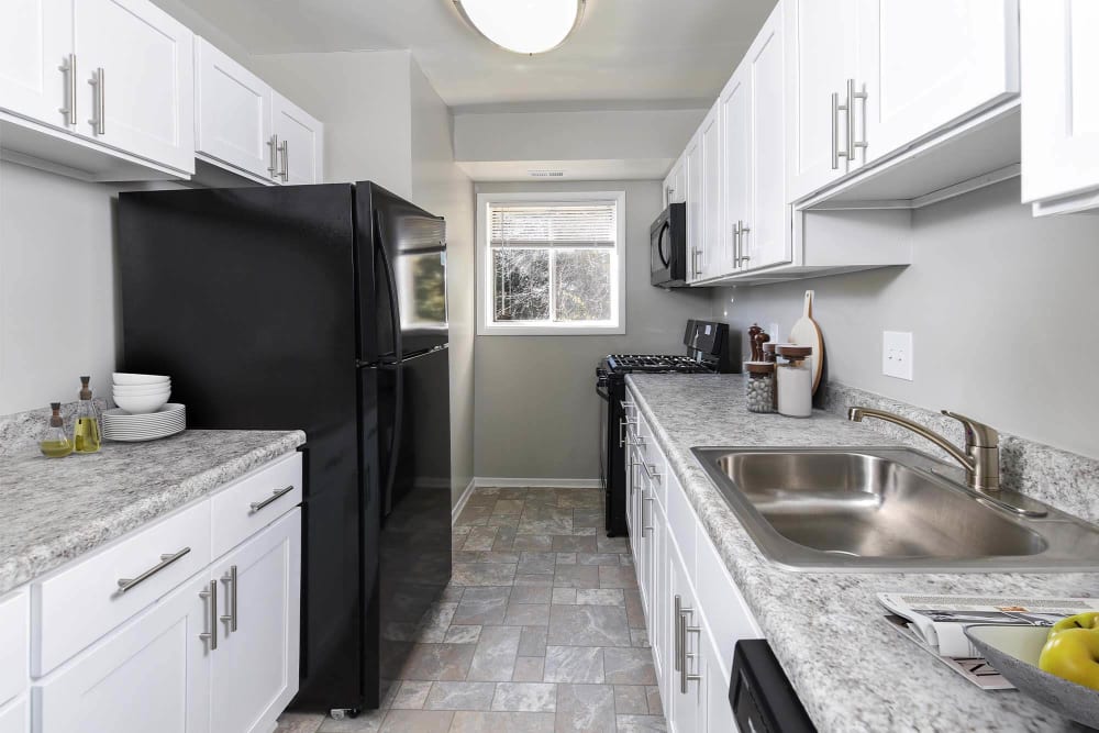 staged kitchen at The Ridge, Hagerstown, Maryland