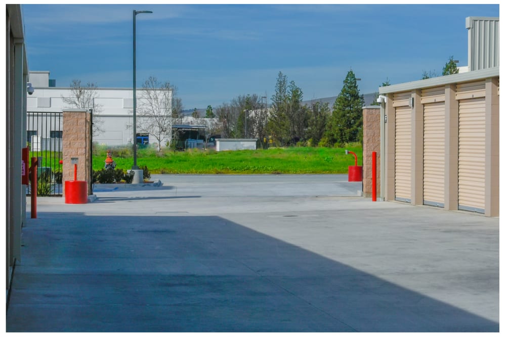 Entrance to Butterfield Self Storage in Morgan Hill, California