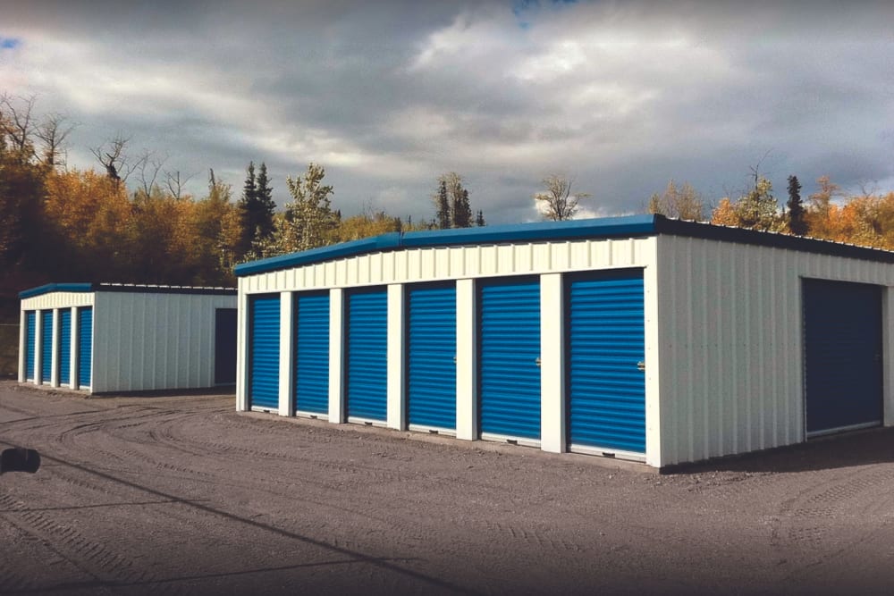 Spacious outdoor units available at AK Storage Centers in Wasilla, Alaska