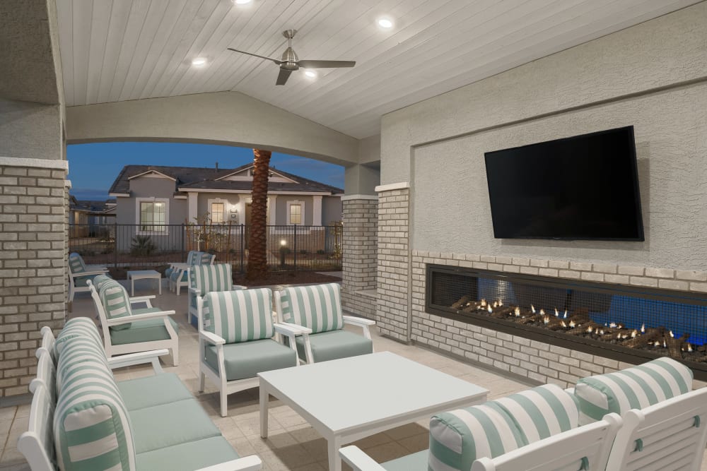 Spacious common area at TerraLane at Canyon Trails South in Goodyear, Arizona