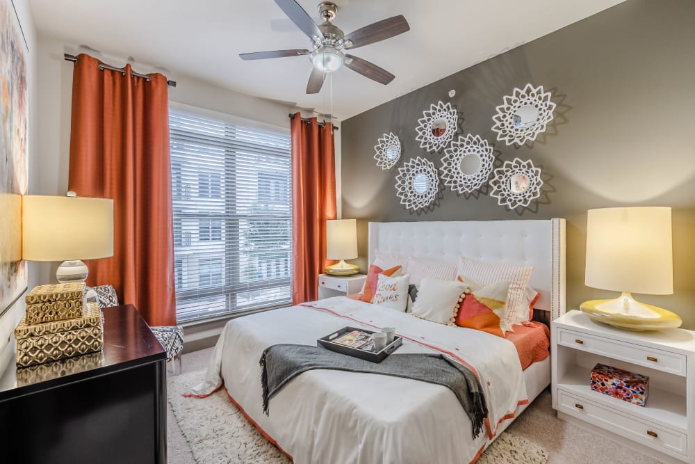 Bedroom at Apartments in Richardson, Texas
