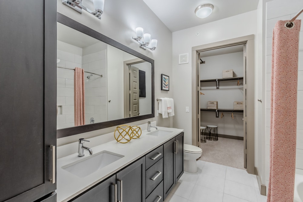 Bathroom at Apartments in Richardson, Texas