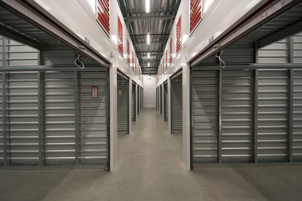 Ground-floor units at Trojan Storage of Camarillo in Camarillo, California