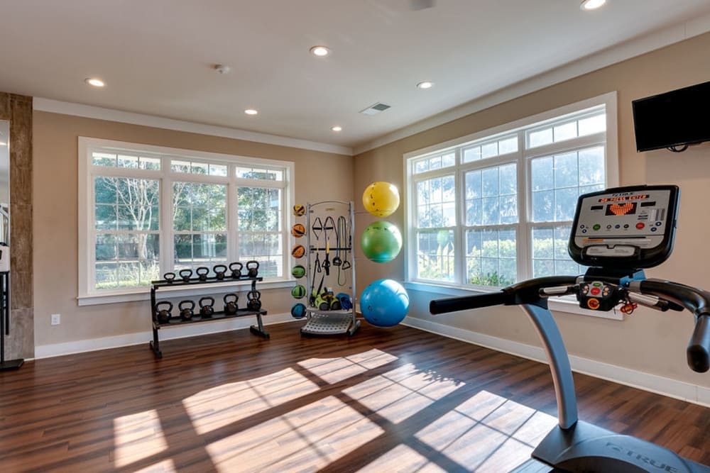 Resident gym at Parc at Broad River | Apartments in Beaufort, South Carolina