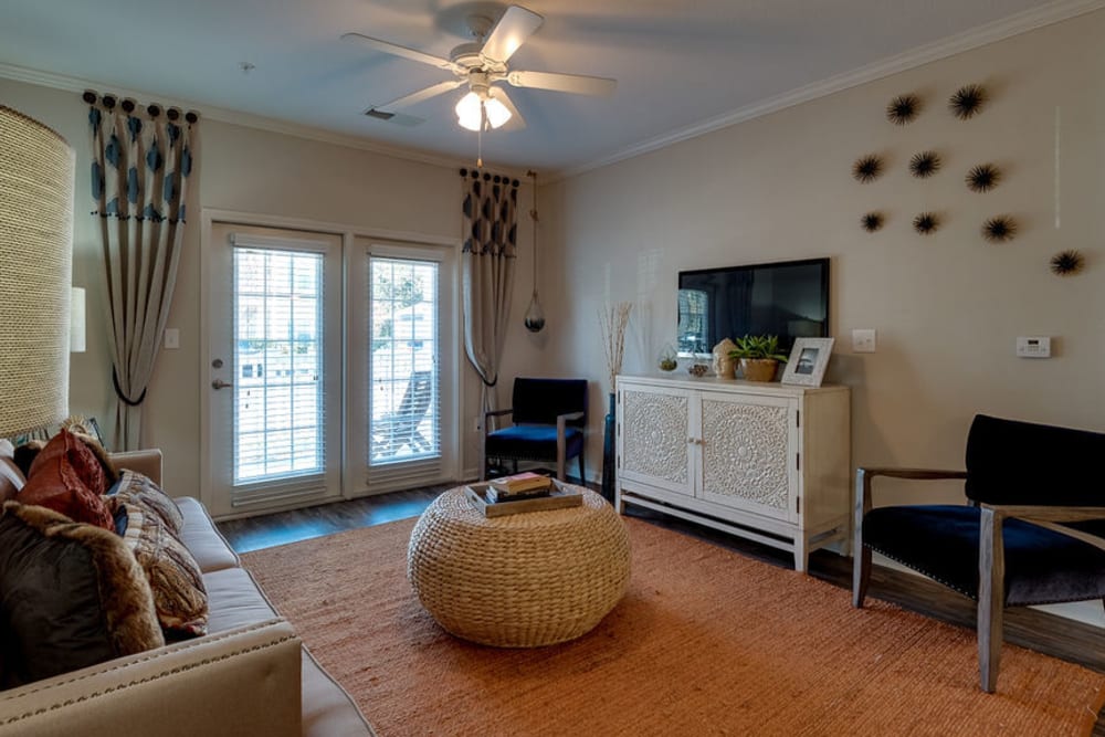 Spacious living room at Parc at Broad River | Apartments in Beaufort, South Carolina