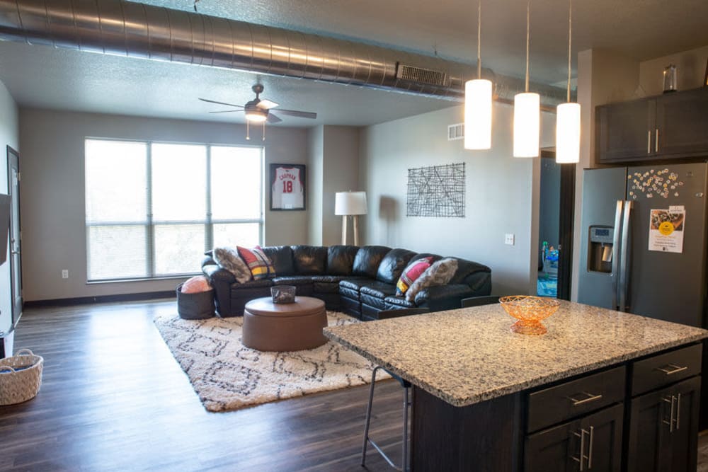 Apartment interiors at The Emory Altoona in Altoona, Iowa
