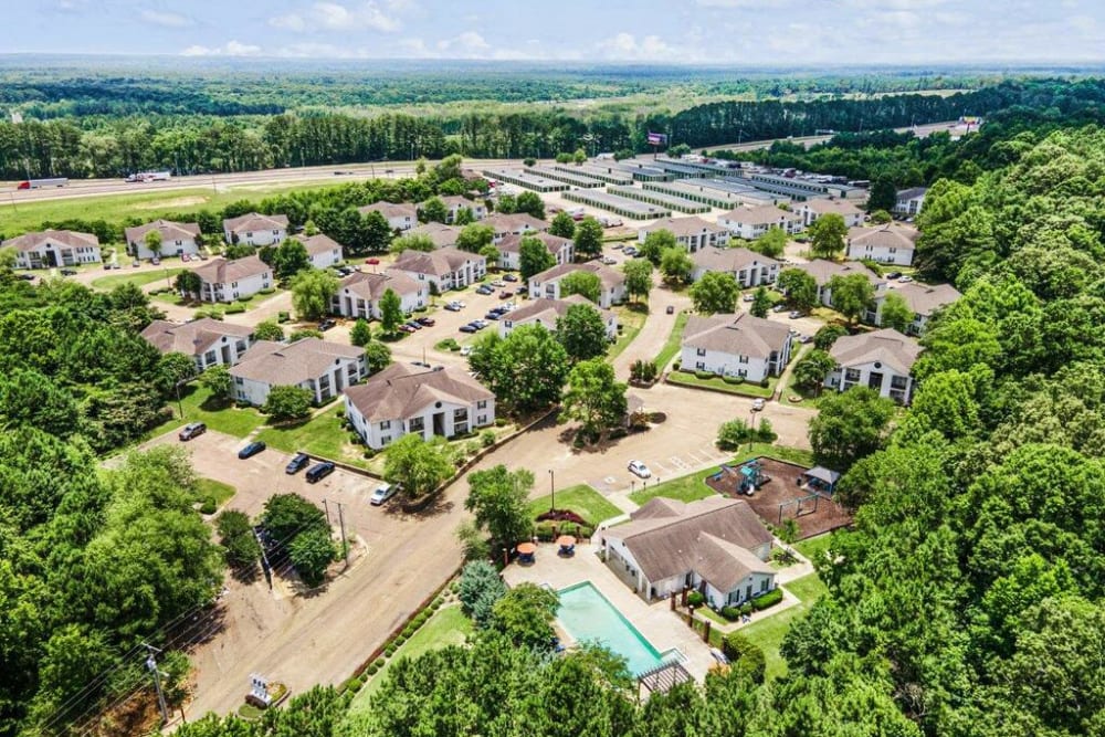 aerial view of Midsouth 301 in Jackson, Mississippi