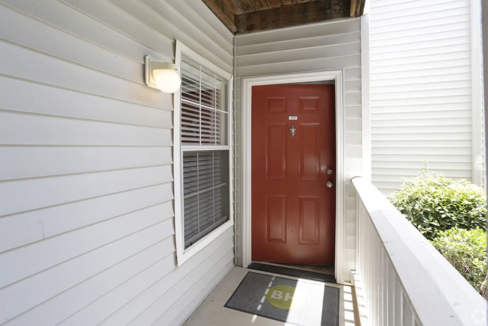 Entry to apartment at Park on Gilder Creek in Mauldin, South Carolina
