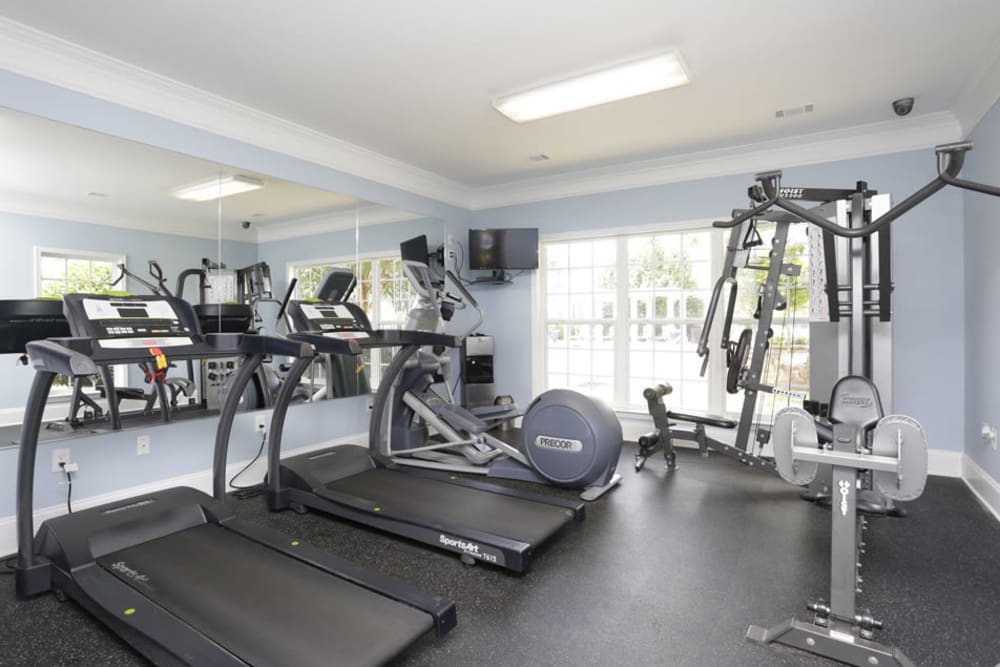 Fitness center at Jasmine Cove in Simpsonville, South Carolina
