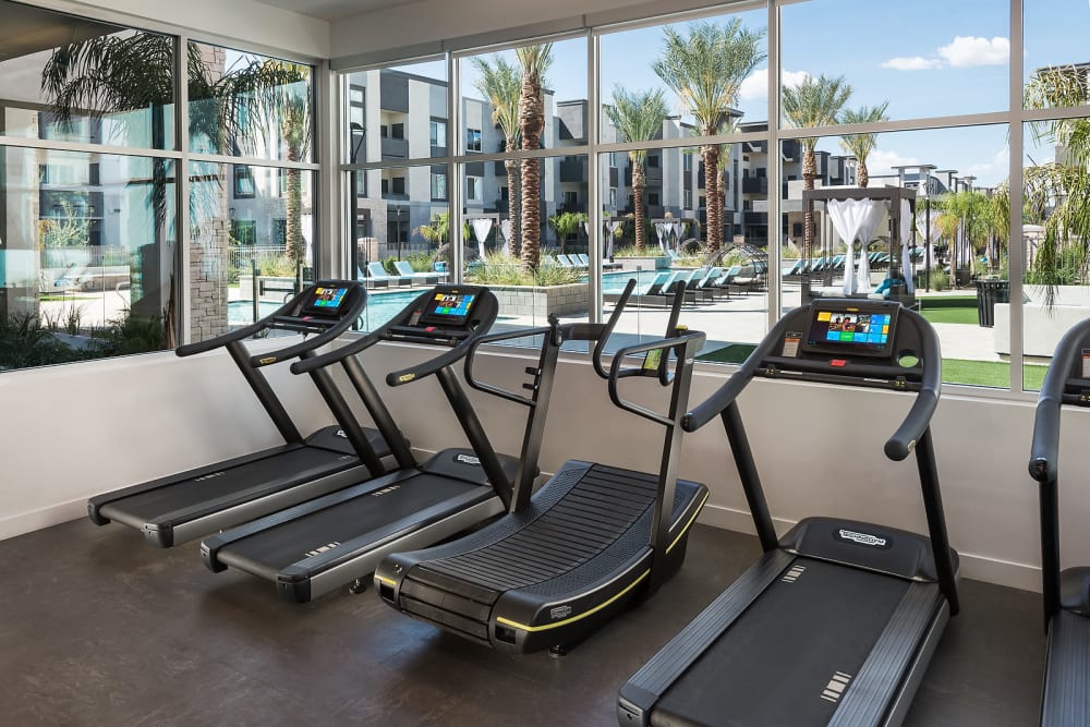 Onsite fitness center at Aviva in Mesa, Arizona
