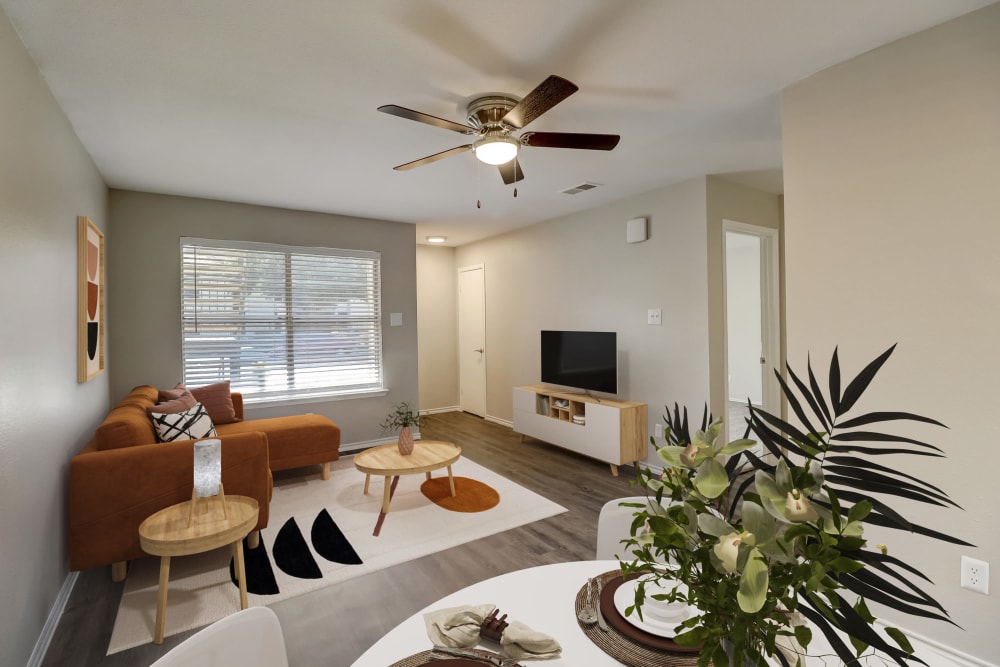 Lawson Apartment Homes offers a Living Room in Benbrook, Texas