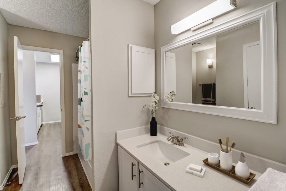 Lawson Apartment Homes offers a Bathroom in Benbrook, Texas