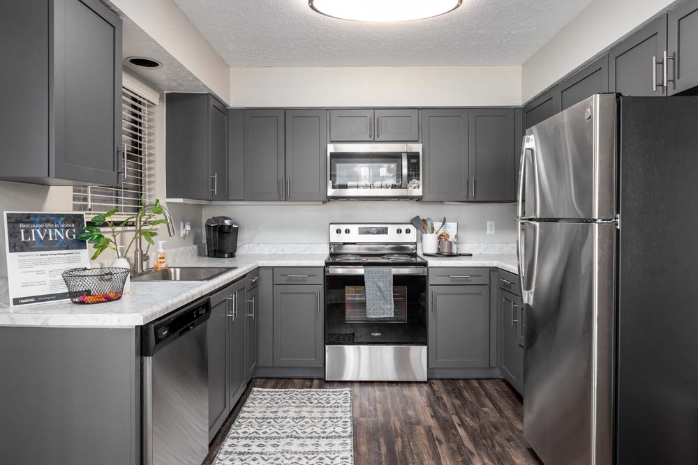 Modern Kitchen at Apartments in Columbus, Ohio