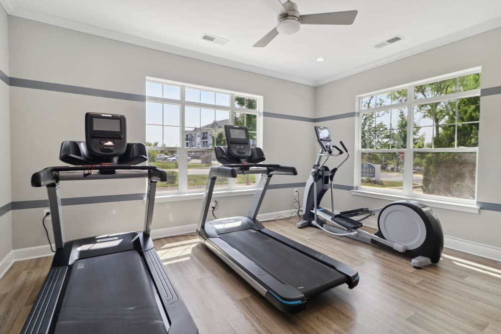Newly Upgraded 24-Hour Fitness Center at Avanti Luxury Apartments in Bel Air, Maryland