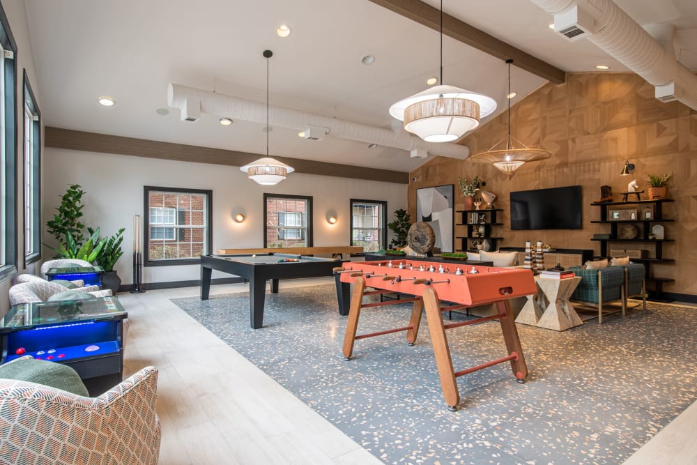 Clubhouse lounge at Albion at Murfreesboro | Apartments in Murfreesboro, Tennessee