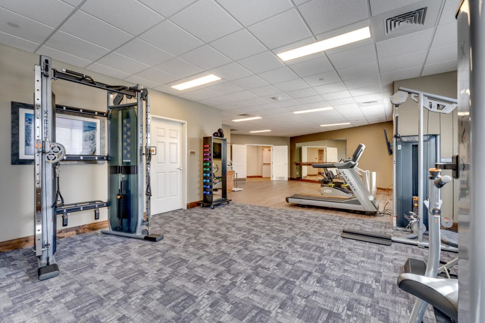 Gym facility at Mountain Lakes Estates in Reno, Nevada