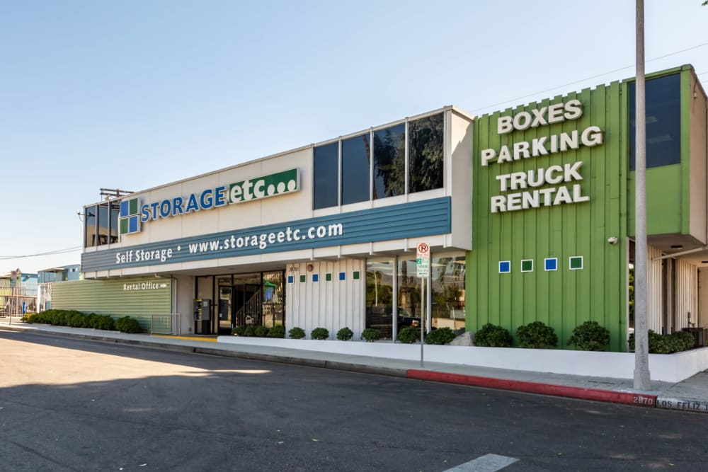 Unit Size Guide at Storage Etc Los Feliz in Los Angeles, California