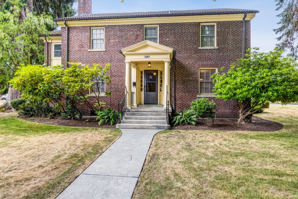 Exterior of home at Broadmoor in Joint Base Lewis McChord, Washington