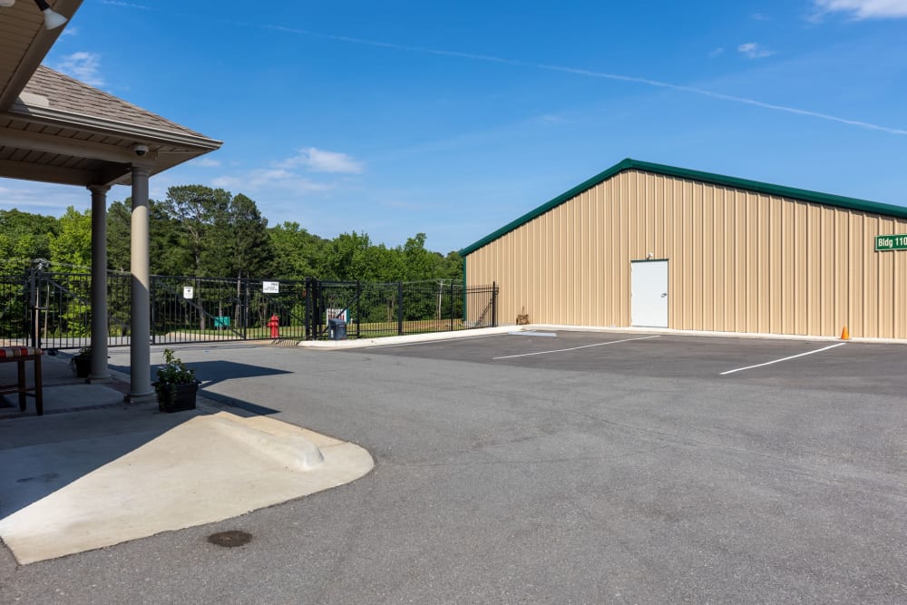 Building 1100 with parking space at Highway 10 Storage in Little Rock, Arkansas