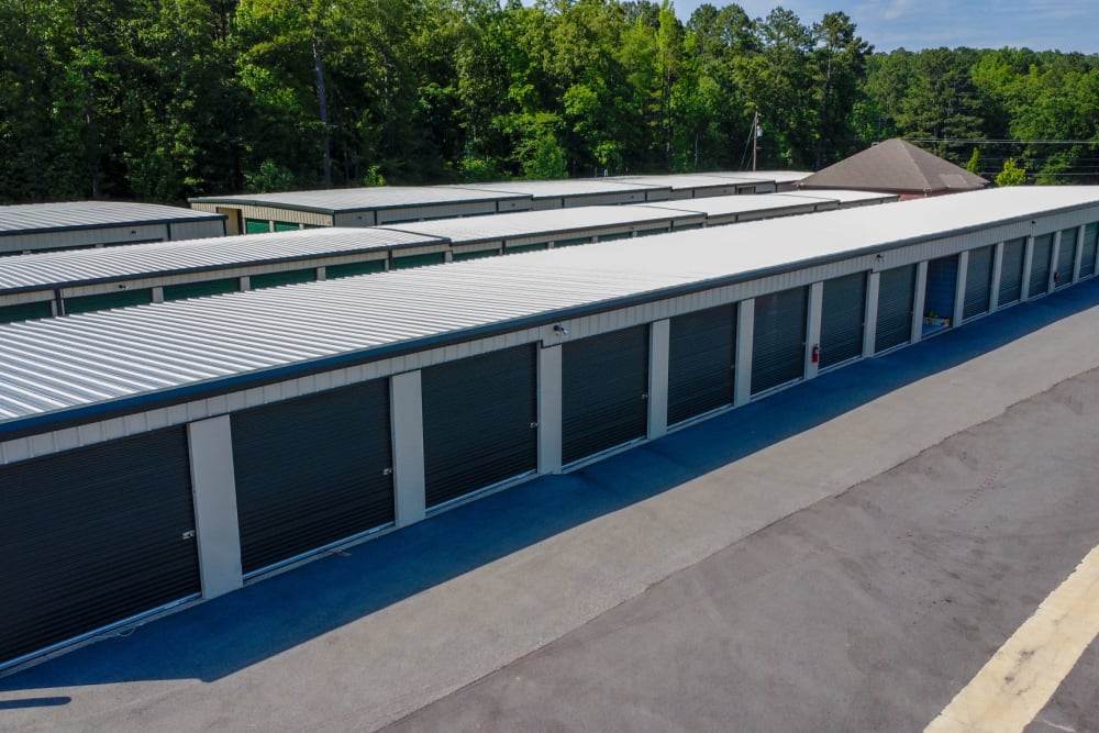 Another overview angle of the storage units at Highway 10 Storage in Little Rock, Arkansas