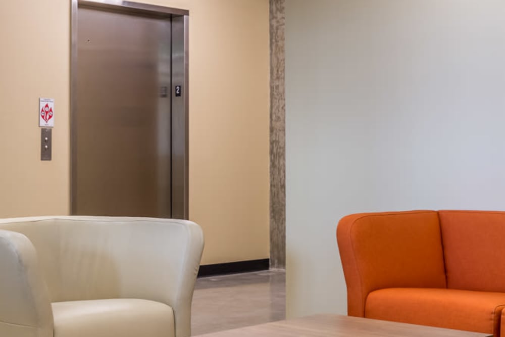 Break areas at Urban WORKlofts in Seattle, Washington
